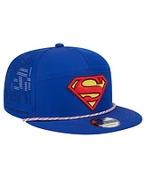 New Era Men's Blue Superman 9FIFTY Adjustable Hat