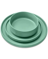 The Cellar Aaden Textured 12 Pc. Dinnerware Set, Service for 4, Exclusively at Macy's