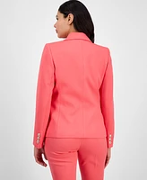 Tahari Asl Women's Twill Double-Breasted Blazer, Regular & Petite Sizes