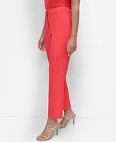 Dkny Petite Front Seam Flare-Leg Pants