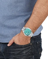 Versace Men's Swiss Automatic Dylos Stainless Steel Bracelet Watch 42mm