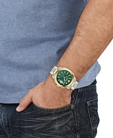 Versace Men's Swiss Automatic Dylos Two-Tone Stainless Steel Bracelet Watch 42mm