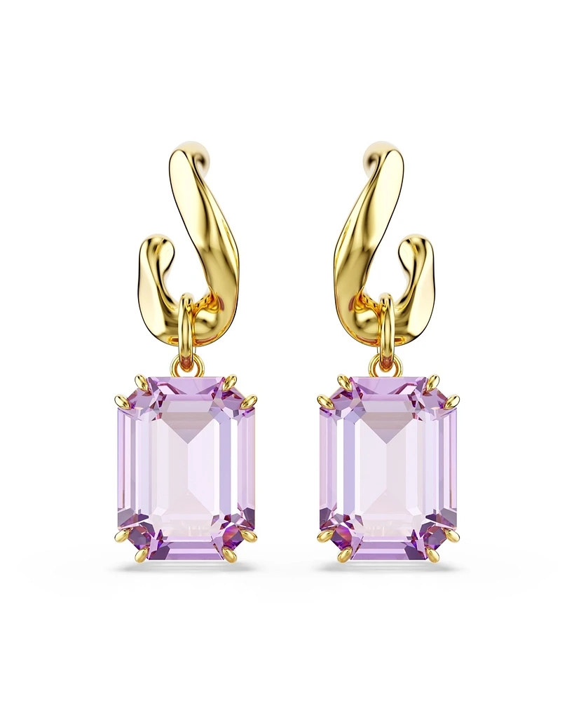 Swarovski Gold-Tone Plated Millenia Drop Earrings