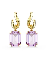 Swarovski Gold-Tone Plated Millenia Drop Earrings