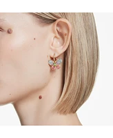 Swarovski Idyllia Mixed Metal Finish Butterfly Drop Earrings