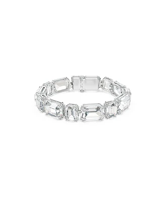 Swarovski Millenia Octagon Cut White Rhodium Plated Tennis Bracelet