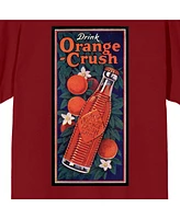 Orange Crush Drink Soda Bottle Men's Cardinal Red T-shirt-3XL