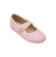 Elephantito Toddler Girls Linen Mary Jane