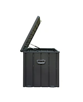 Mondawe 100 Gallon Outdoor Storage Deck BoxLarge Patio Storage Bin