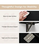 Mounted Folding Table for Small Spaces, Space-Saving Design Home or Office Use