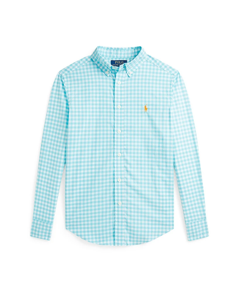 Polo Ralph Lauren Big Boys Plaid Poplin Shirt