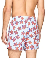 Tommy Hilfiger Men's Print Drawstring 5" Swim Trunks