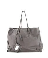 Pre-Owned Balenciaga B4 Zip Around Tote Leather