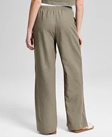 And Now This Women's Wide-Leg Side-Tie Striped Pants, Exclusively at Macy's