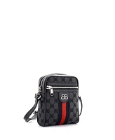 Pre-Owned Balenciaga Mini x Gucci The Hacker Project Zip Messenger Bag Bb Coated Canvas