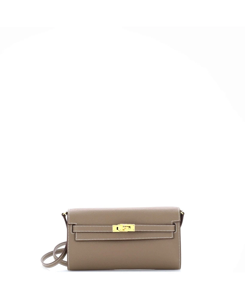 Pre-Owned HERMES Kelly To Go Wallet Epsom