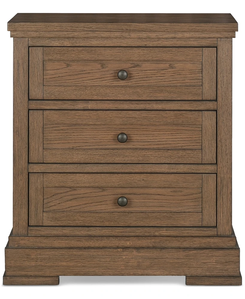 Alverton 3-Drawer Nightstand, Created for Macy's