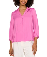 Vince Camuto Women's Collared V-Neck Top