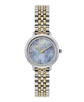 Olivia Burton Women's Honeycomb Ultra Slim Two-Tone Bracelet Watch