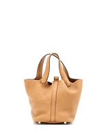 Pre-Owned HERMES Pm Picotin Lock Bag Clemence