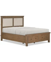 Alverton California King Upholstered Storage Bed, Created for Macy's