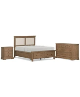 Alverton 3 Pc. California King Storage Set (Bed, Dresser & 3-Drawer Nightstand), Created for Macy's