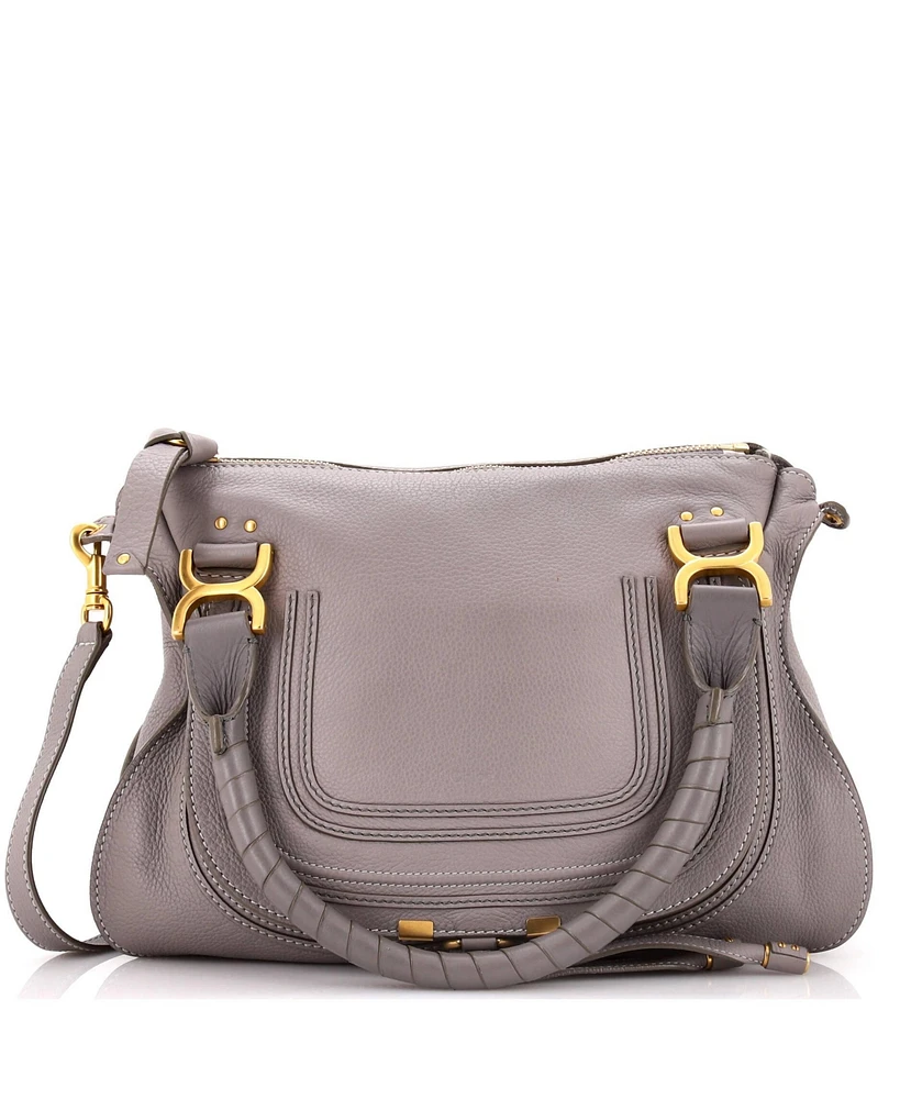 Pre-Owned Chloe Medium Marcie Satchel Leather