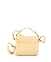 Pre-Owned Chloe Mini C Flap Bag Leather