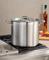 Tramontina Tri-Ply Clad Stainless Steel 12-Qt Covered Stock Pot