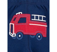 Carter's Baby Boys Fire Truck Little Character Bodysuits & Pants, 3 Piece Set