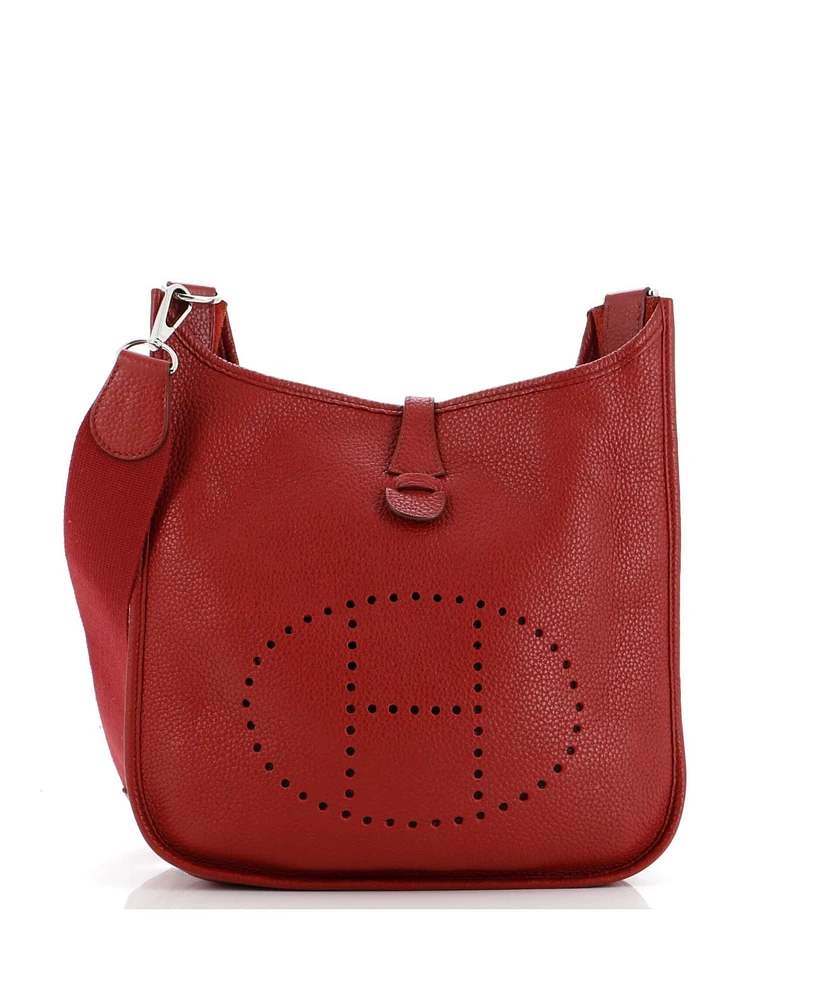 Pre-Owned Hermes Pm Evelyne Bag Gen Iii Clemence