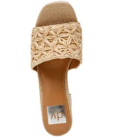 Dv Dolce Vita Women's Honey Raffia Block-Heel Dress Sandals