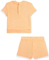 Polo Ralph Lauren Baby Boys Short-Sleeve Sweatshirt & Short Set