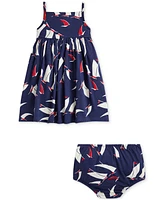 Polo Ralph Lauren Baby Sailboat-Print Jersey Dress