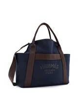 Pre-Owned Hermes Sac De Pansage Groom Handbag Canvas