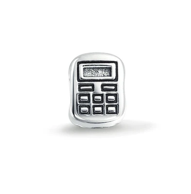 Bling Jewelry Calculator Charm Bead Sterling Silver European Bracelet Ideal Math Lovers