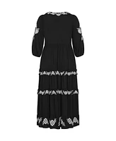 Plus Boheme Maxi Dress