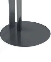 Manhattan Comfort 19.68" Alondra Modern Round Sintered Stone Top End Table