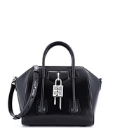 Pre-Owned Givenchy Mini Antigona Lock Bag Leather