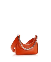 Pre-Owned Givenchy Mini Moon Cut Out Bag Leather