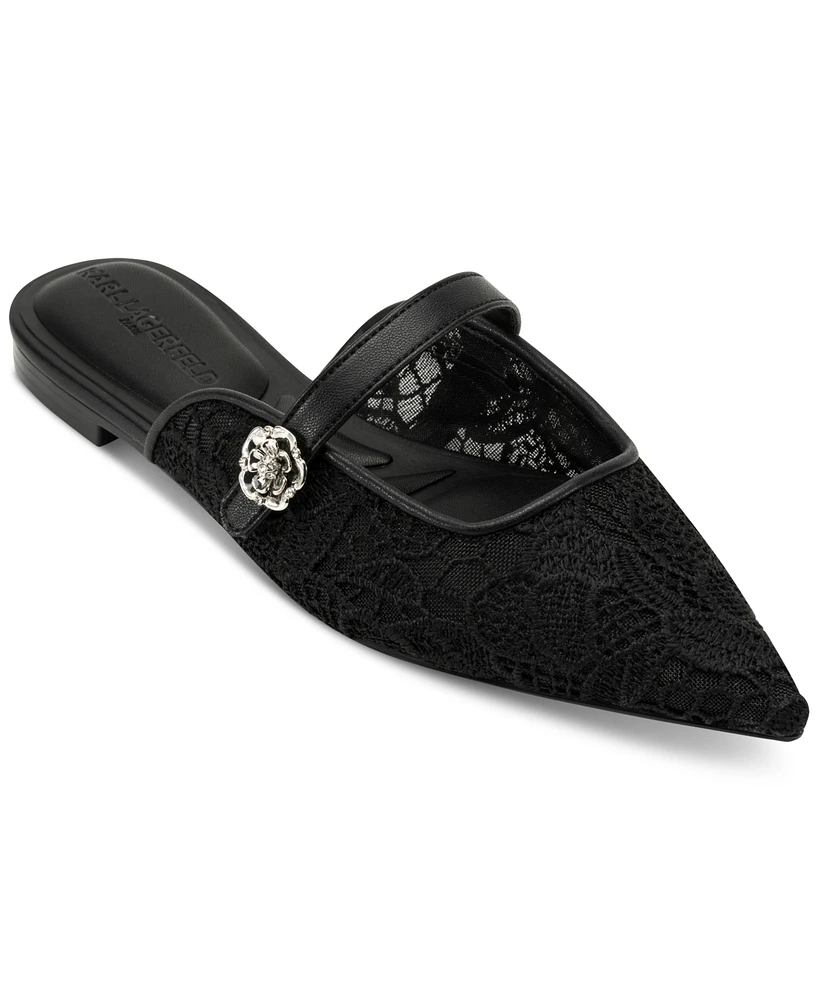 Karl Lagerfeld Paris Women's Vadyn Pointed-Toe Flats