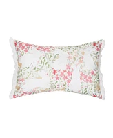 Bunnies Flowers Lumbar Pillow