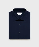 Mango Men's Slim-Fit Cotton Poplin Dress Shirt