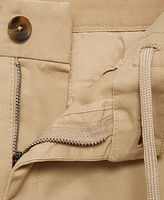 Mango Men's Slim-Fit Tapered Crop Chino Pants