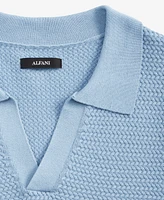 Alfani Men's Textured Polo Shirt, Exclusively at Macy's