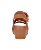 Rockport Women's Anala Strappy Open Toe Casual Wedge Sandals