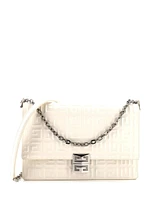 Pre-Owned Givenchy Medium 4G Chain Shoulder Bag 4G Embossed Leather