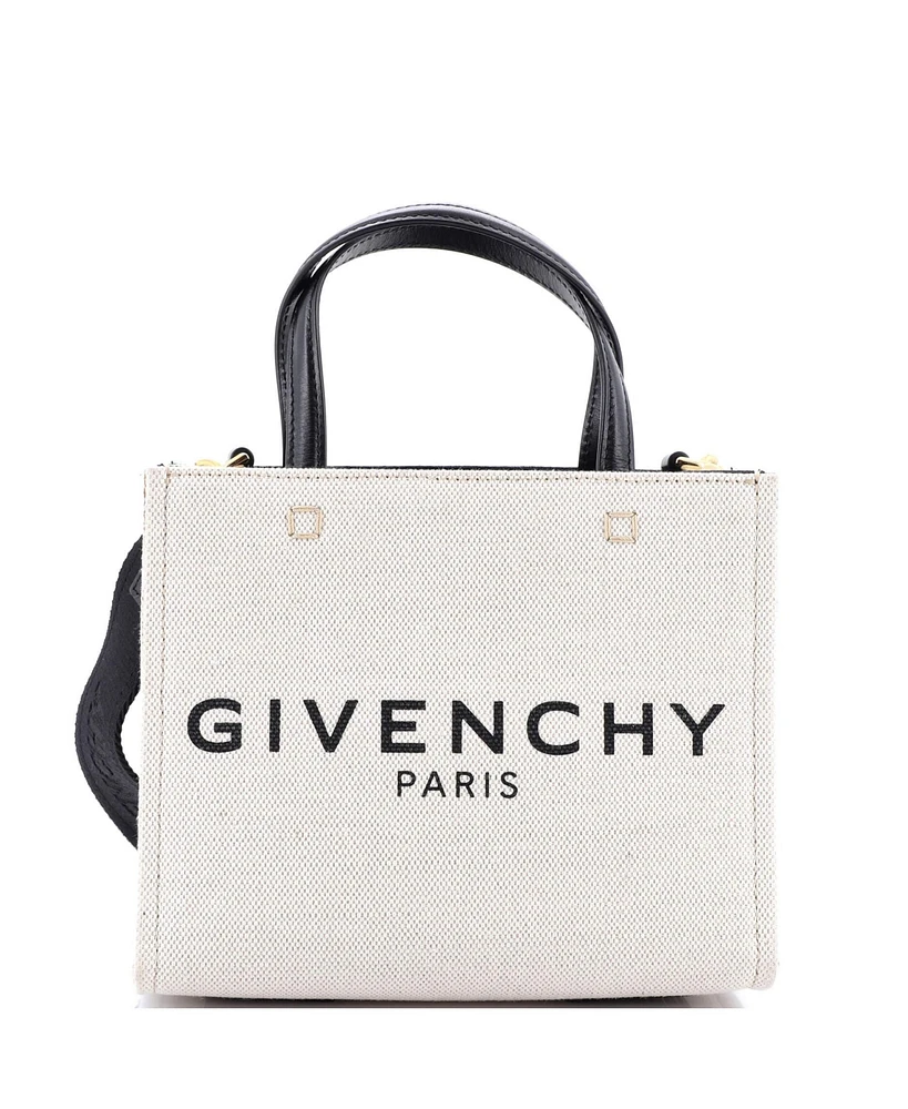 Pre-Owned Givenchy Mini G-Tote Canvas