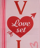 Northlight "Welcome" and "Happy Valentine's Day" Outdoor Door Banners, 71"