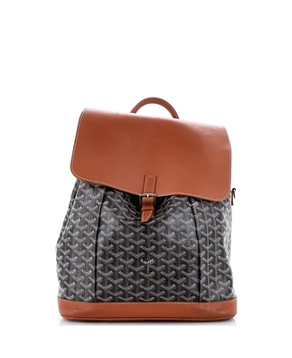 Pre-Owned Goyard Mm Alpin Backpack Coated Canvas